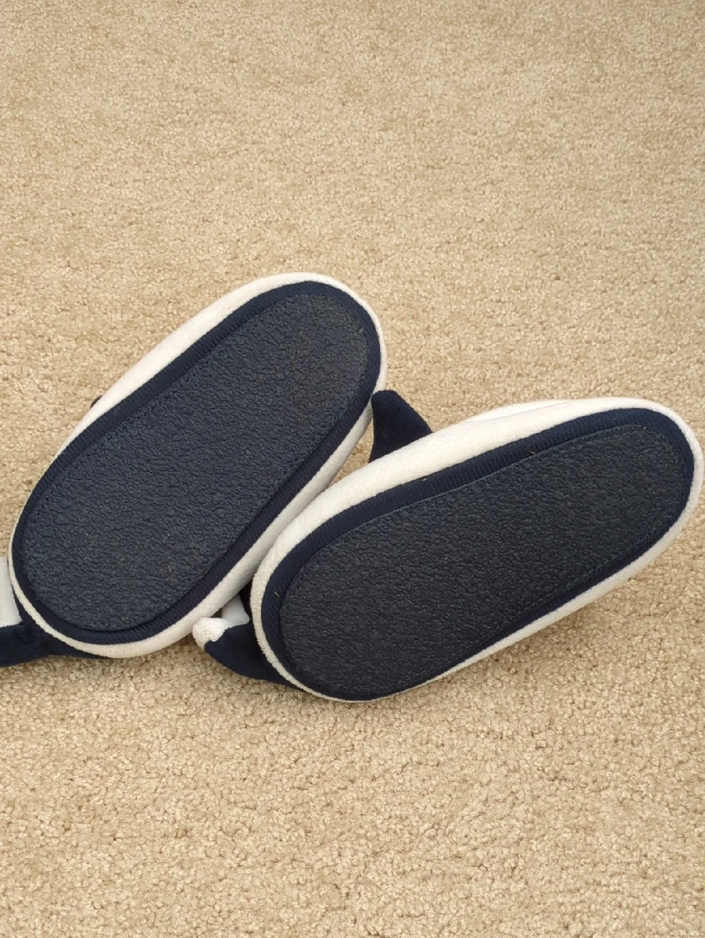 Crewcuts Shark Slippers - Navy and White